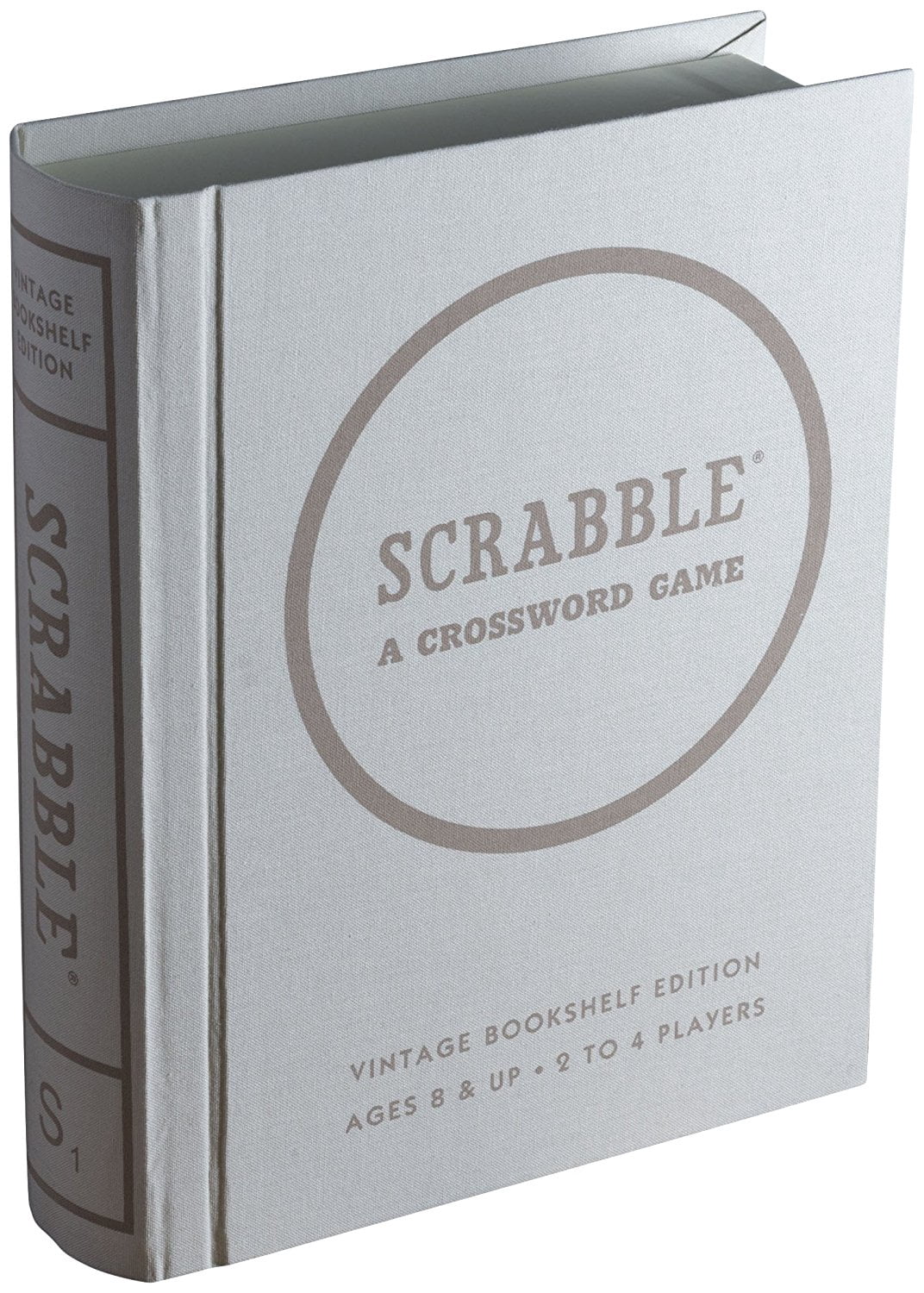 Scrabble Game Linen Book Vintage Edition