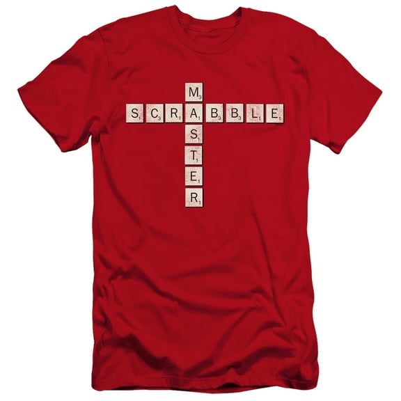 Scrabble - Scrabble Master - Premium Slim Fit Short Sleeve Shirt - X-Large