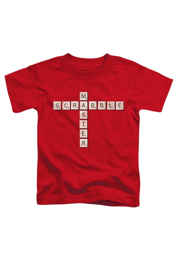 Scrabble Scrabble Master S/S Toddler T-Shirt Red