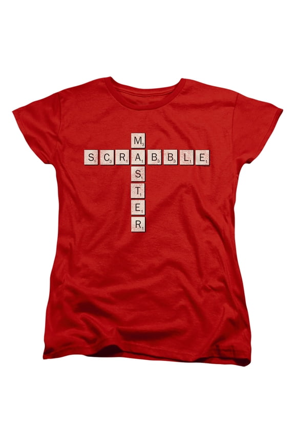 Scrabble Scrabble Master S/S Women's T-Shirt Red