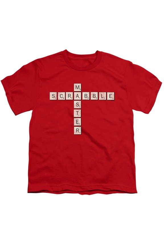 Scrabble Scrabble Master S/S Youth 18/1 T-Shirt Red