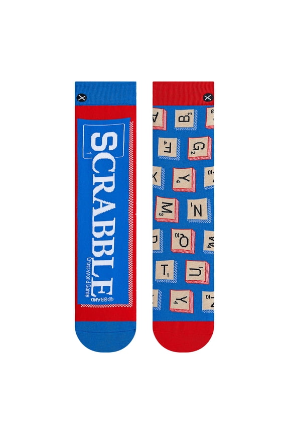 Scrabble Split Men's Crew Socks