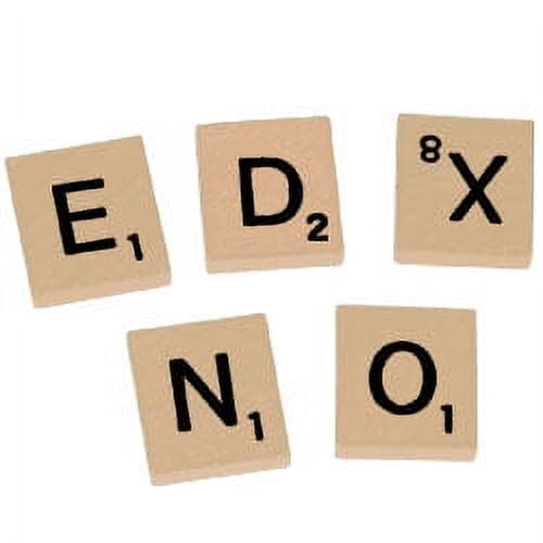 Scrabble Original Wooden Letter Game Pieces, Set of 100 - Quality