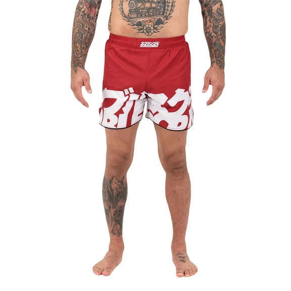 Scramble Baka Training Shorts - Large - Red/White