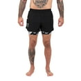 thumbnail image 1 of Scramble Double Layer Combination Shorts - 2XL - Black/Logo, 1 of 4