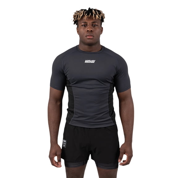 Scramble Shinobi Premium Compression Top - Short Sleeve - Small - Black