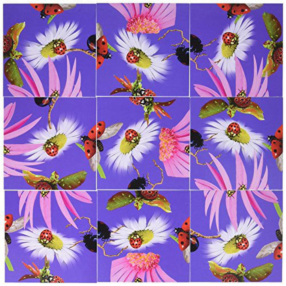 Scramble Squares Ladybugs 9 Piece Challenging Puzzle with Vibrant Artwork