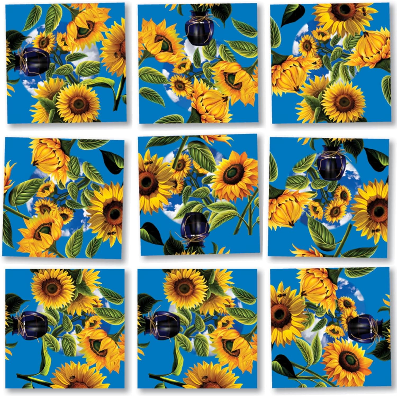Buy Scramble Squares Hot Air Balloons 9 Piece Challenging Puzzle Ultimate Brain Teaser And Mind Game For