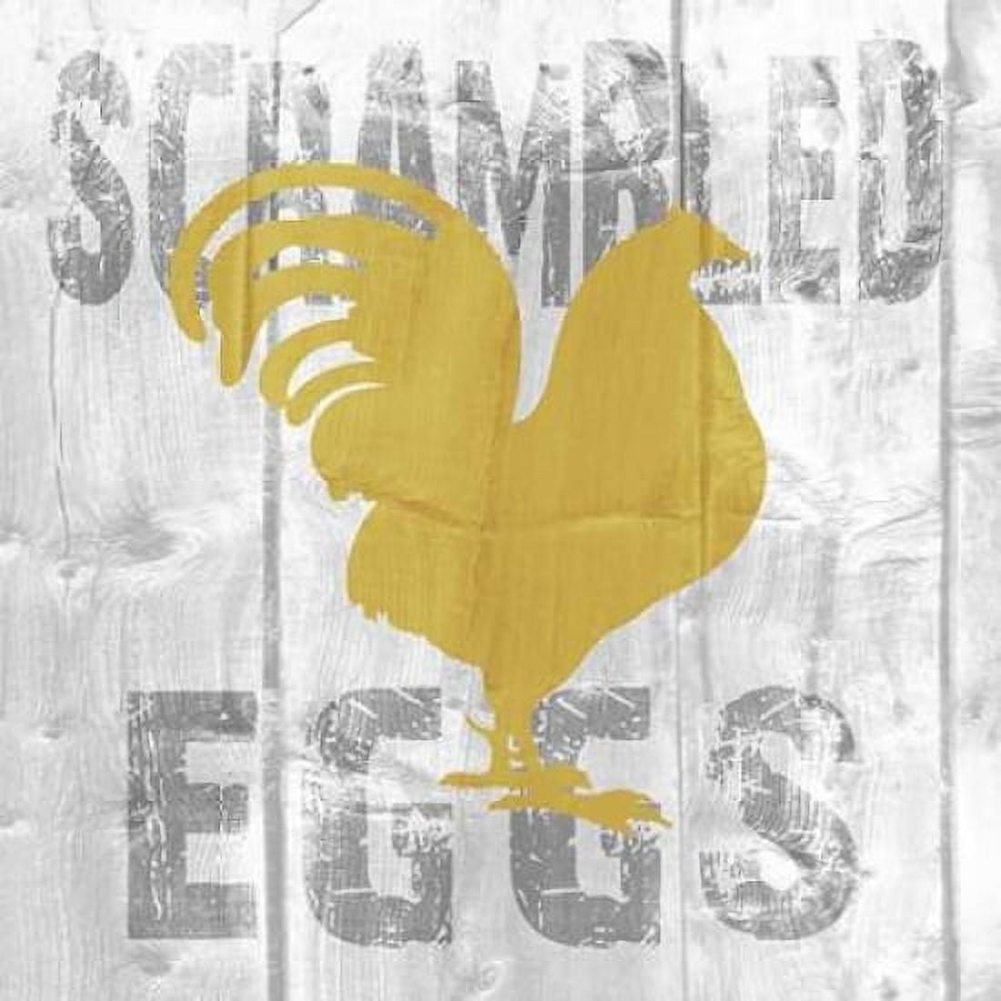 Scrambled Eggs Canvas Art - Alicia Soave (24 x 24)