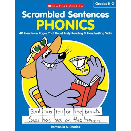 Scrambled Sentences Scrambled Sentences: Phonics: 40 Hands-On Pages That Boost Early Reading & Handwriting Skills, (Paperback)