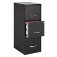 thumbnail image 1 of Scranton 3 Drawer Letter File Cabinet in Black, 1 of 15
