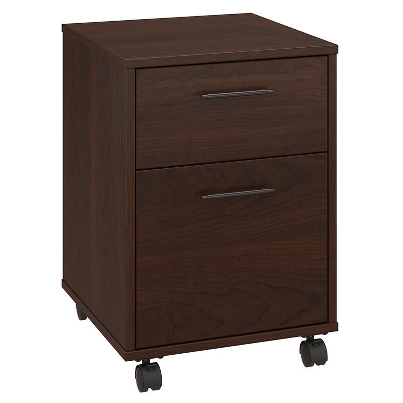 Scranton & Co 2-Drawer Wood Mobile File Cabinet in Bing Cherry - image 1 of 8