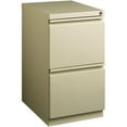 thumbnail image 1 of Scranton & Co 20" 2-Drawer Modern Metal Mobile Pedestal Filing Cabinet in Beige, 1 of 7