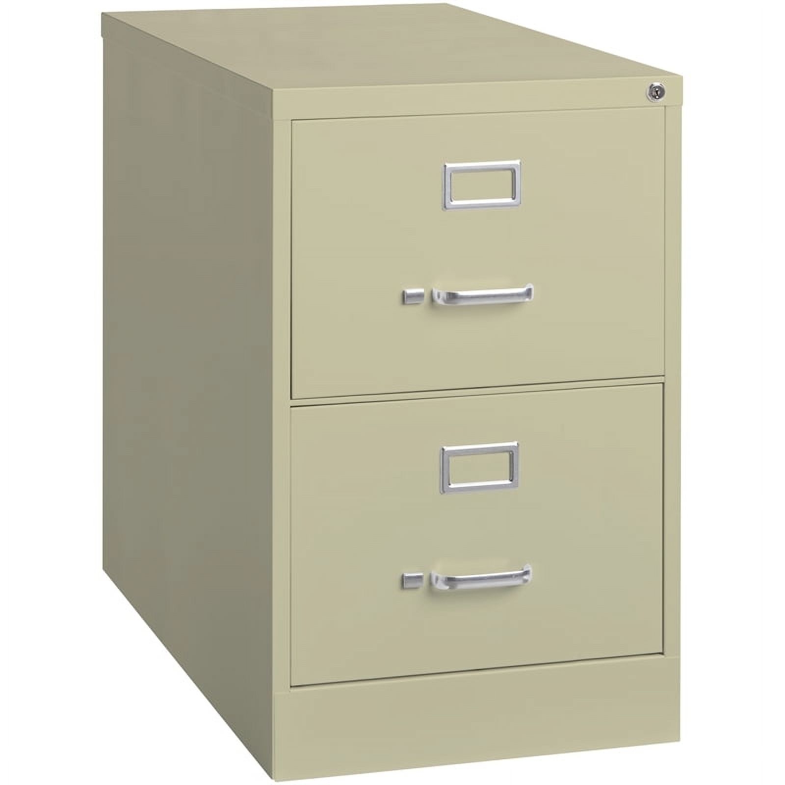 Scranton & Co 26.5" 2-Drawer Metal Legal Width Vertical File Cabinet in Beige - image 1 of 5