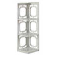 thumbnail image 1 of Scranton & Co 3 Shelf Corner Bookcase in White, 1 of 3