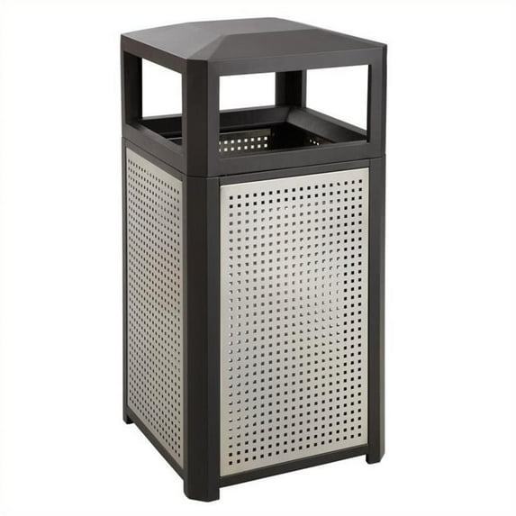 Scranton & Co 38 Gallon Steel Waste Receptacle