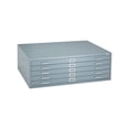 thumbnail image 1 of Scranton & Co 5 Drawer Flat Files Metal Cabinet for 30" x 42" Files in Gray, 1 of 3