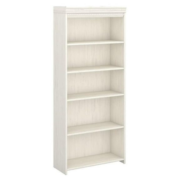 Scranton & Co 5 Shelf Bookcase in Antique White