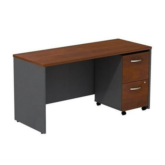 Scranton & Co 60" Credenza with Pedestal in Hansen Cherry