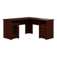 thumbnail image 1 of Scranton & Co 60" Transitional Engineered Wood L-Computer Desk in Harvest Cherry, 1 of 6