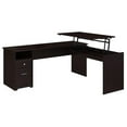 thumbnail image 1 of Scranton & Co 72W L Shaped Sit to Stand Desk in Espresso Oak, 1 of 8