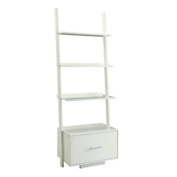Scranton & Co Bookcase File Drawer in White