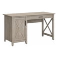 thumbnail image 1 of Scranton & Co Farmhouse Wood Computer Desk with Storage in Gray, 1 of 9