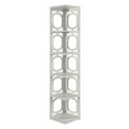 thumbnail image 1 of Scranton & Co Five-Shelf Modern Wood Corner Bookcase in White, 1 of 4