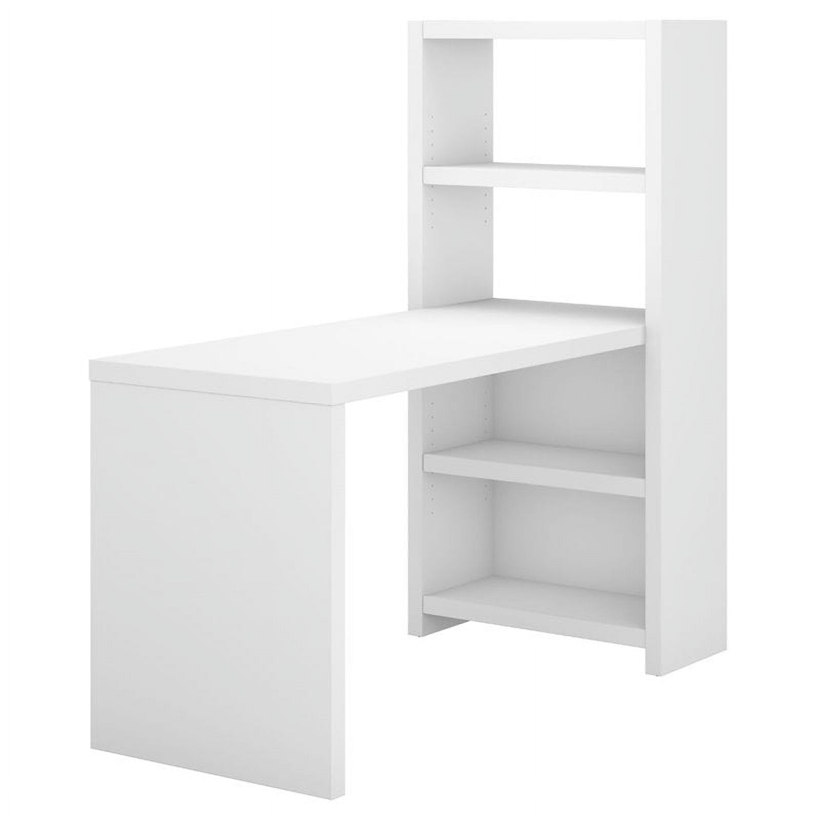 Scranton & Co Furniture Contemporary Engineered Wood Bookcase Desk in