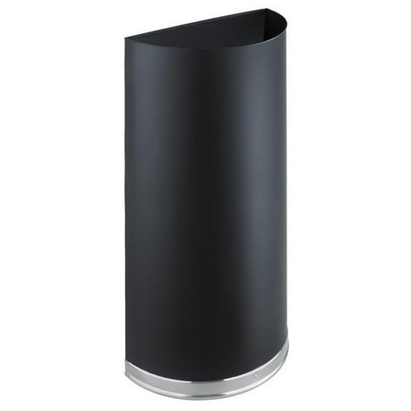 Scranton & Co Half Round Receptacle in Black