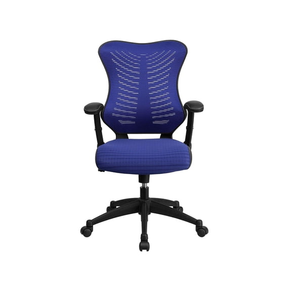 Scranton & Co High Back Mesh Office Chair in Blue