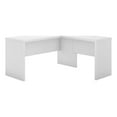 thumbnail image 1 of Scranton & Co L-Shaped Contemporary Engineered Wood Desk in Pure White, 1 of 6