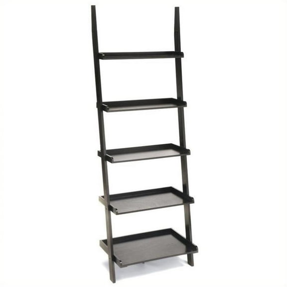 Scranton & Co Ladder Bookshelf in Black