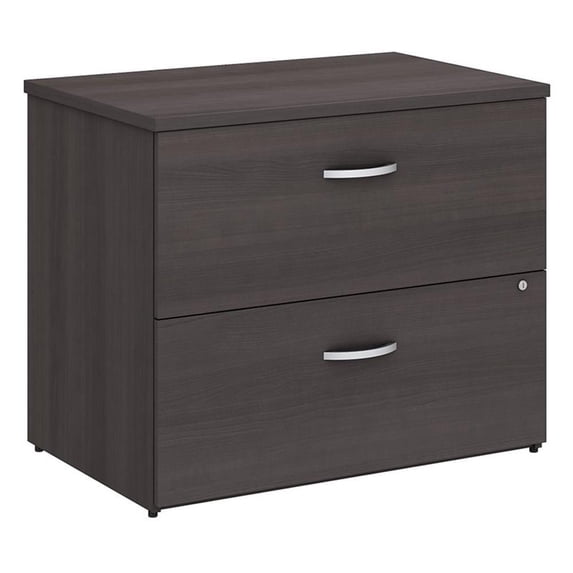 Scranton & Co Lateral File Cabinet in Storm Gray