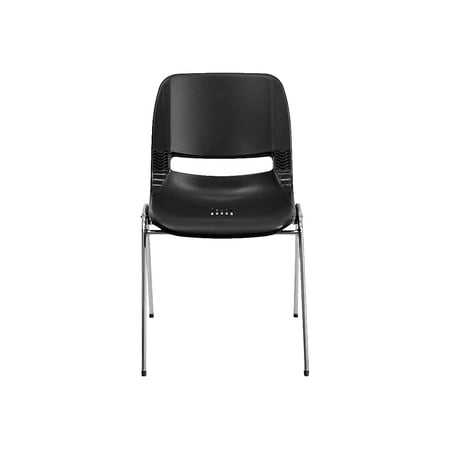 Scranton & Co Multi-purpose Stacking Chair in Black