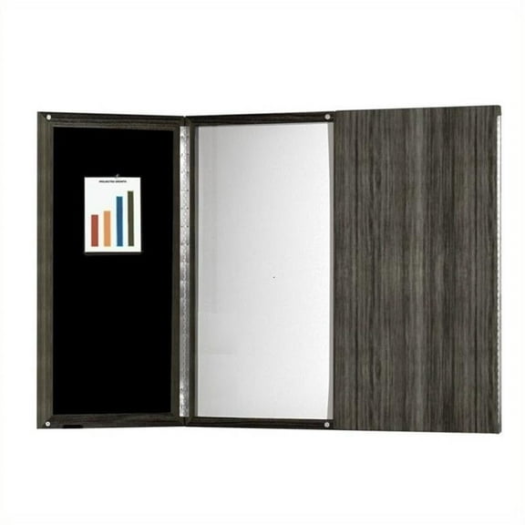 Scranton & Co Presentation Board in Gray Steel