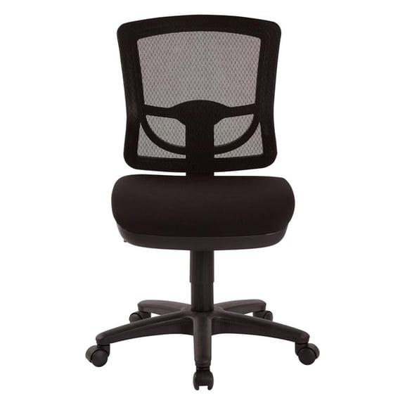 Scranton & Co ProGrid Mesh Task Chair Without Arms in Coal Fabric