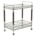 thumbnail image 1 of Scranton & Co Serving Cart in Nickel Brush, 1 of 4