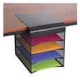 thumbnail image 1 of Scranton & Co Solid Top Horizontal Hanging Desk Organizer in Black, 1 of 2