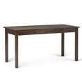 thumbnail image 1 of Scranton & Co Solid Wood Computer Desk in Distressed Charcoal Brown, 1 of 11