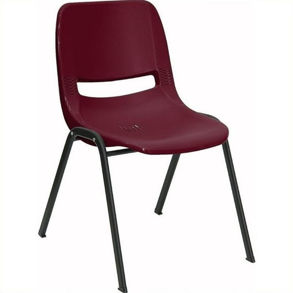 Scranton & Co Stacking Chair in Burgundy