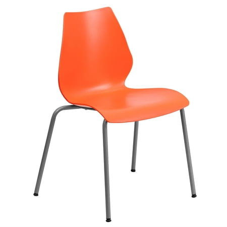 Scranton & Co Stacking Chair in Orange
