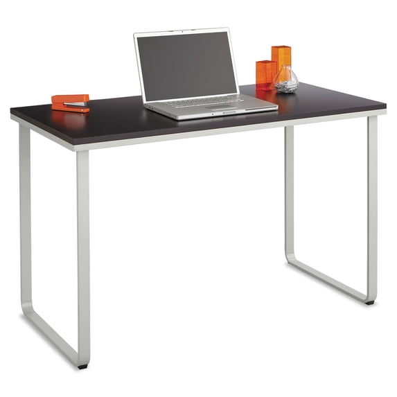 Scranton & Co Steel Workstation in Black and Silver