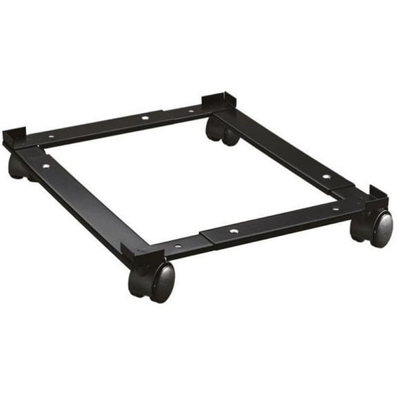Scranton & Co Traditional Metal Adjustable File Caddy in Black