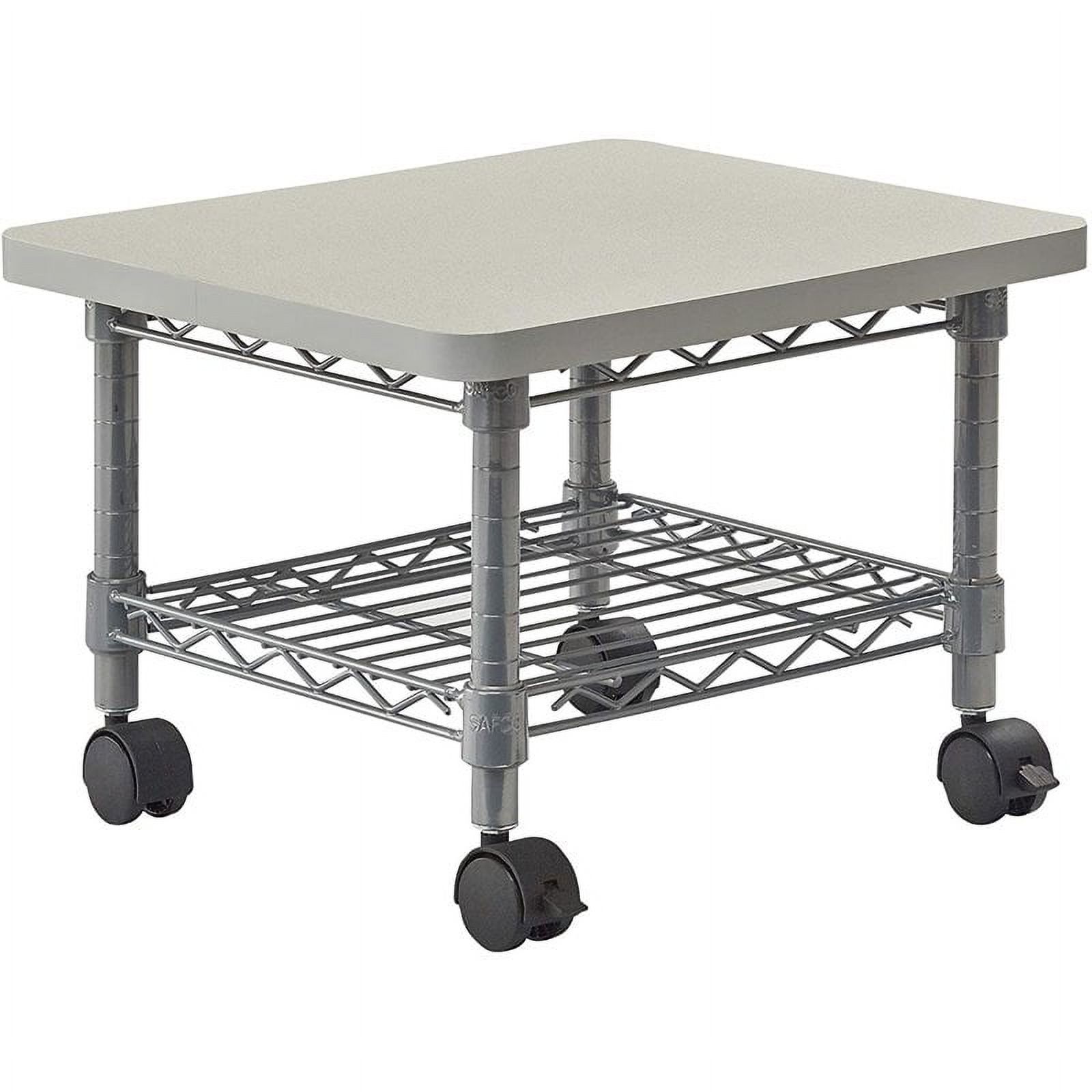Scranton & Co UnderDesk Printer/Fax Stand in Gray