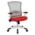 thumbnail image 1 of Scranton & Co White Frame Managers Office Chair in Red, 1 of 1
