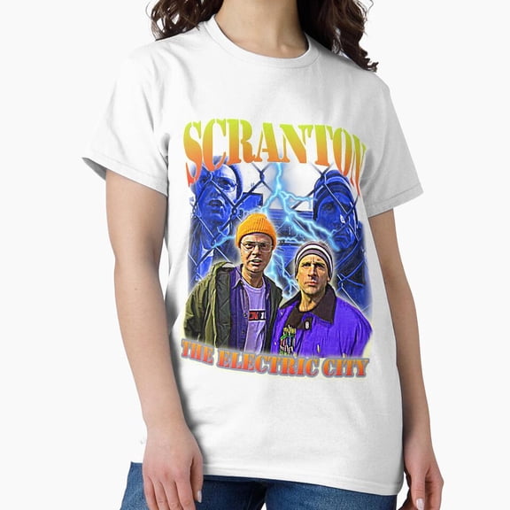 Scranton The Electric City Small Town Pennsylvania Local Pride Slogan T-Shirt