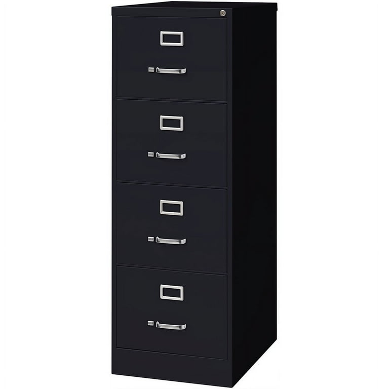 Scranton Co Commerical Grade 25 in Deep 18 in Wide Full Extension 4 Drawer Legal File Cabinet in Black