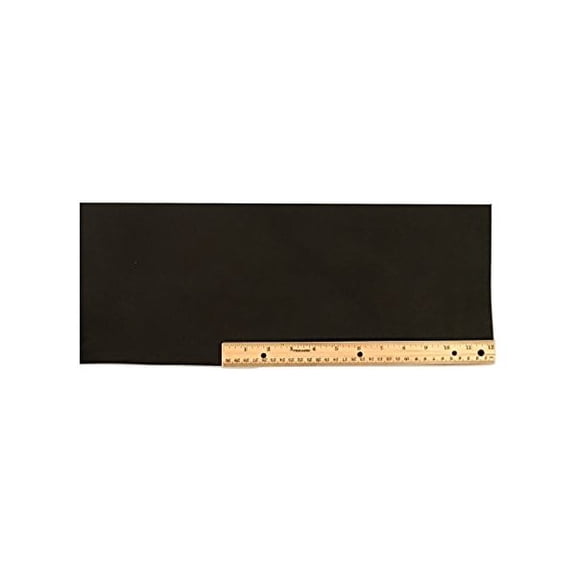 Scrap Lace Leather Black Cowhide 18" X 7+" Piece #L300