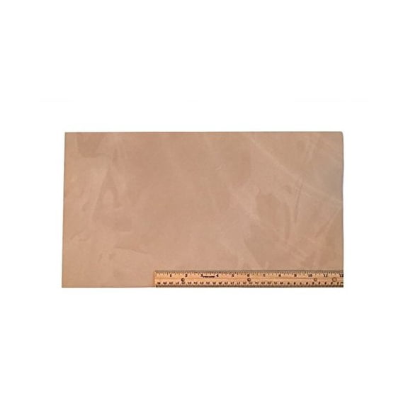 Scrap Leather Piece Medium Weight Boot Leather; Light Brown Desert Sand Cowhide 18" X 10" Piece